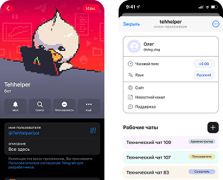 Telegram Layout 1